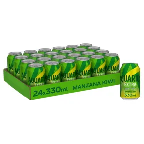 Aquarius Manzana Kiwi Pack 24 Latas 330 ml + 12€ Recompensa