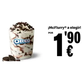 Oferta de fin de semana: McFlurry en McDonald's