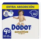 DODOT Sensitive Pañales Talla 4+ y 5+ 192 unidades a 67,99€