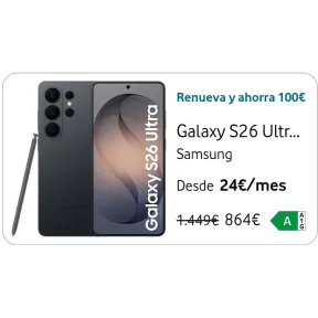 Samsung Galaxy S26 Ultra 256GB sin permanencia para Vodafone