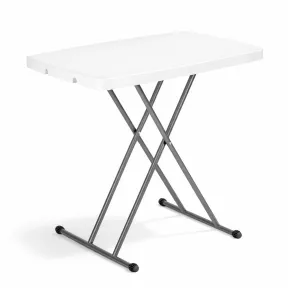 Mesa Auxiliar Portátil Ajustable en Altura 49-74 cm