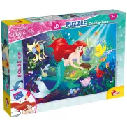 Puzzle Disney La Sirenita 2 en 1 para niños, 60 piezas
