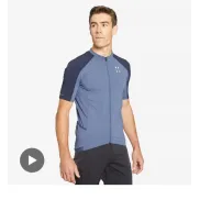 Maillot MTB Race Azul Manga Corta (L a 3XL) para Ciclismo