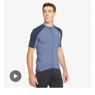 Maillot MTB Race Azul Manga Corta (L a 3XL) para Ciclismo