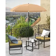 Sombrilla impermeable UV 200cm TopoBeige sin Base