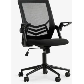 Silla negra de escritorio ASPERUP con malla negra