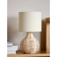 Lámpara HELMER de mesa natural Ø17xA32cm