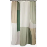 Cortina verde KILAFORS 150x200cm para ducha