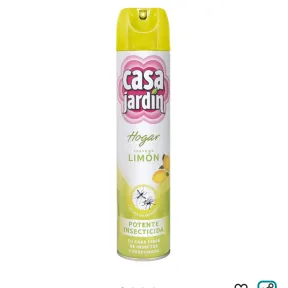 Insecticida Aerosol CASA JARDÍN Limón 600 ml Eficaz Insectos