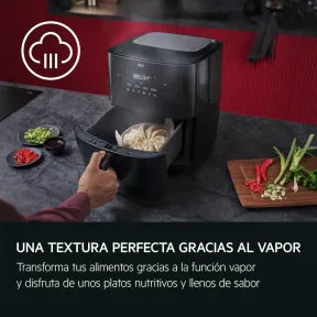 Freidora de aire AEG de 7 litros con vapor y 6 programas