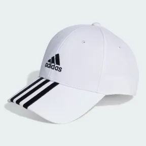 Gorra deportiva adidas 3 Bandas de algodón con ajuste