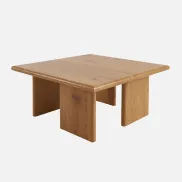 Mesa baja cuadrada Tilos 80x80x36 - Sweeek