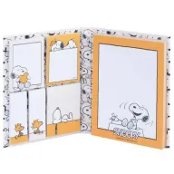 Snoopy - Bloc de notas adhesivas en 6 tamaños variados.