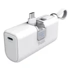 Powerbank 5000mAh Blanco Trust Pacto USB-C Pocket
