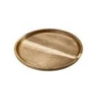 Plato de madera LEO S5015, 25 cm de diámetro