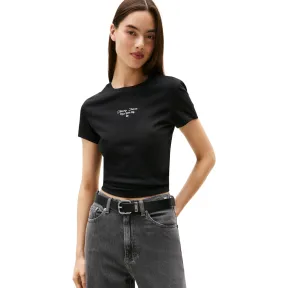 Camiseta de Mujer Tommy Jeans con Cuello Redondo, XXS-XL