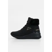 Zapatillas altas Kappa en negro y Burdeos (tallas 37-41)