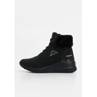 Zapatillas altas Kappa en negro y Burdeos (tallas 37-41)