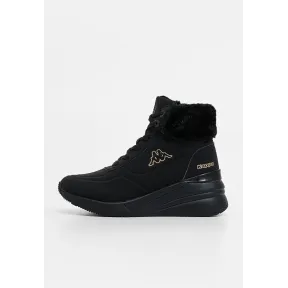 Zapatillas altas Kappa en negro y Burdeos (tallas 37-41)