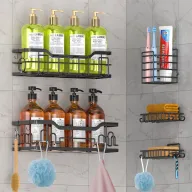Estantes sin Taladrar de Acero Inoxidable para la Ducha