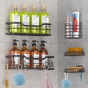 Estantes sin Taladrar de Acero Inoxidable para la Ducha