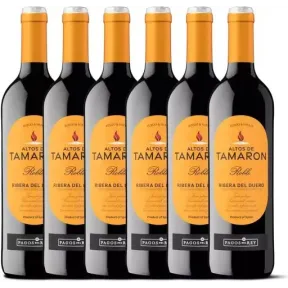 Vino Roble Altos de Tamaron 750ml - 6 Botellas Ribera del Duero