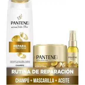 Keratina Pro-V: Pack Pantene de rutina reparadora
