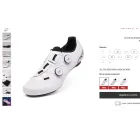 Zapatillas EKOI Perf R4 CARBON Blanco Negro para carretera