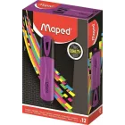 Rotuladores fluorescentes clásicos MAPED - Caja de 12 unidades
