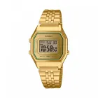 Reloj dorado integral retro de Casio