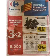 Productos Regionales 3x2 en Carrefour: Folleto del 3 al 22 de julio