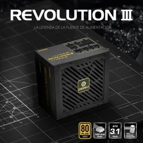 Fuente ATX 850W Enermax Revolution III | Modular 80 Plus Gold
