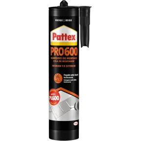Adhesivo Pattex PRO600 300 ml para montaje