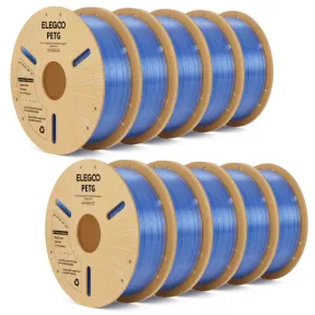 PETG translúcido ELEGOO 10 kg por solo 88 € + envío gratis
