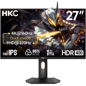 Monitor Gaming 27” HKC 4K UHD 160Hz Dual Mode G27H7P