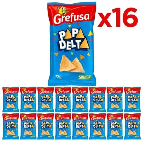 Aperitivos de Patata Grefusa Papa Delta 16 x 73 g