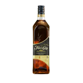 Botella de Ron Flor de Caña 5 años, 70 cl