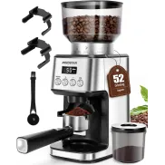 Molinillo de Café Eléctrico AIGOSTAR con Panel Táctil LCD