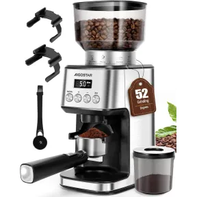 Molinillo de Café Eléctrico AIGOSTAR con Panel Táctil LCD