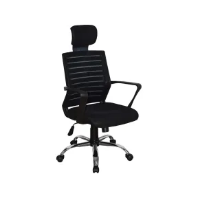 Silla Ejecutiva Manhattan Negra MITSAI para Oficina