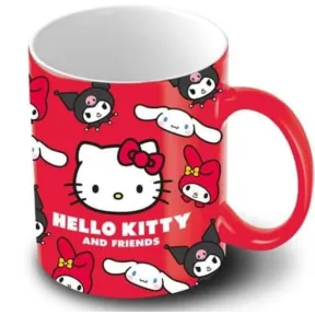 Taza de Cerámica 350 ml - Caritas de Hello Kitty