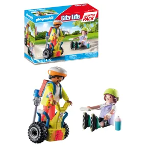 Rescate con Balance Racer - Pack de inicio PLAYMOBIL