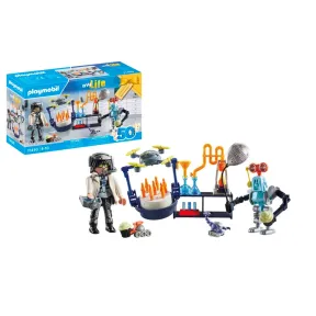 Fiesta de Ciencia en el Laboratorio Playmobil con Robots