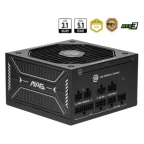 Alimentación MSI MAG 650W 80 PLUS Gold modular PCIe 5.0