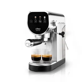 Cafetera Espresso y Capuccino Ufesa Sienna, 20 Bares
