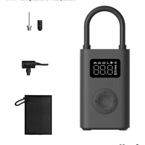 Compresor de aire portátil Xiaomi 2 - 10.3 bar, 6 modos
