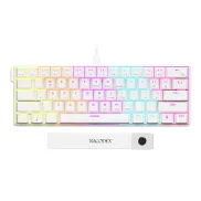 Teclado Gaming Ajazz NK61, 61 Teclas RGB y Switch Rojo