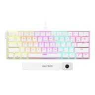 Teclado Gaming Ajazz NK61, 61 Teclas RGB y Switch Rojo
