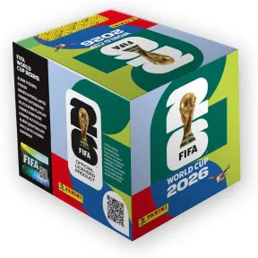 Caja de 50 bolsas Panini FIFA World Cup 2026 colección oficial