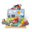 Set de Vehículos de Madera para Niños - 54 Piezas Melissa & Doug